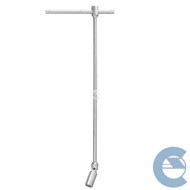 Fervi 0359/16l Chiave Svitacandele Snodata A T Per Candele Da 16 Mm. Lunghezza 530 Mm. Acciaio Cromato